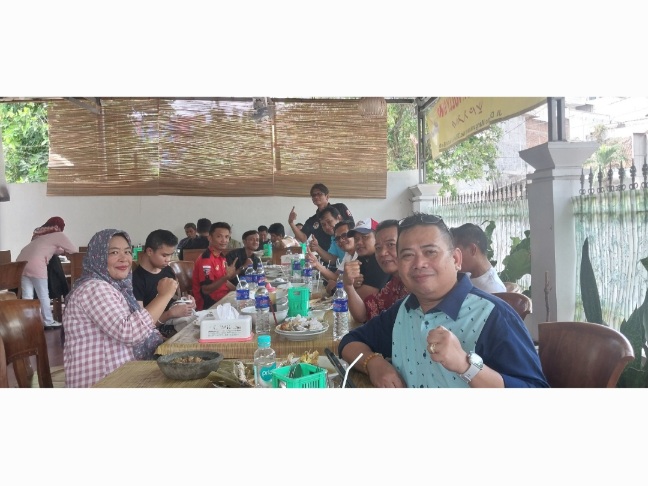 Milad ke-17 Gerindra, DPRD Sekaligus Dewan Penasehat Andika Wibawa Ajak Sejumlah PAC Makan Bersama