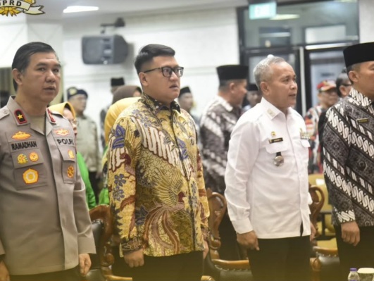 Ketua DPRD Lampung Hadiri Peringatan HUT ke-26 PP Polri
