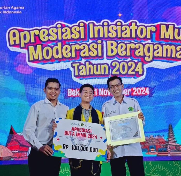 Ihsan Al Haitami, Siswa MAN IC Siak Dinobatkan Jadi Inisiator Muda Moderasi Beragama Tahun 2024